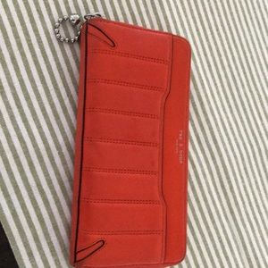 Rag and bones orange leather wallet